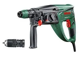 Produktbild: Bosch Home and Garden Bohrhammer PBH 3000-2 FRE (750 Watt, mit SDS Bohrfutter, im Koffer), Grün