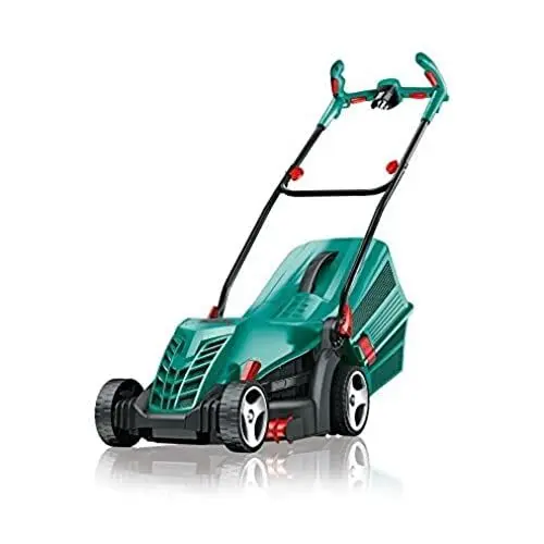 Produktbild: Bosch Elektro Rasenmäher ARM 34 (1300 W, Schnittbreite: 34 cm, im Karton)