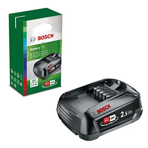 Produktbild: Bosch Akku und Ladegerät Starterset PBA 18V (18V System, 2,5Ah Akku, Ladegerät, in Kartonverpackung)