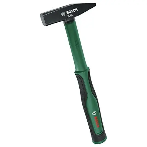 Produktbild: Bosch Schlosserhammer 300g (komfortabler Softgrip-Griff mit Glasfaserkern·· robuster Kohlenstoffstahl·· mühelose Schlagkraft·· geringe Vibration)
