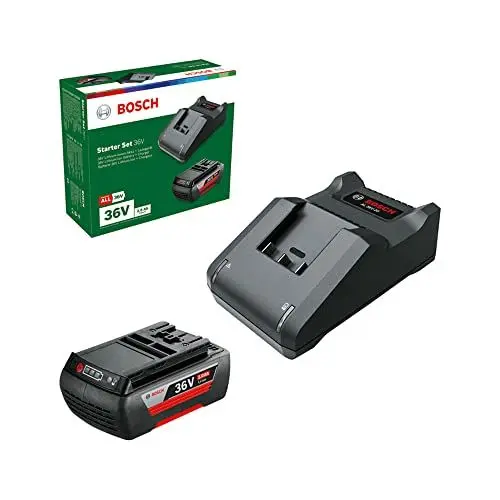 Produktbild: Bosch Starter-Set 36V (1 Akku 36V 2,0 Ah, Ladegerät AL 36V-20, in Kartonverpackung)