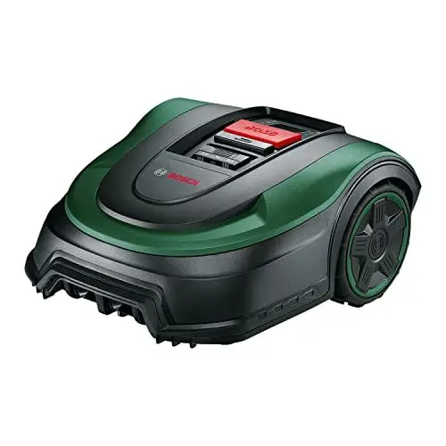 Produktbild: Bosch Rasenmäher Roboter Indego S+ 500 (mit 18V Akku und App-Funktion, Ladestation enthalten, Schnittbreite 19 cm, für Rasenflächen bis 500 m², im Karton)