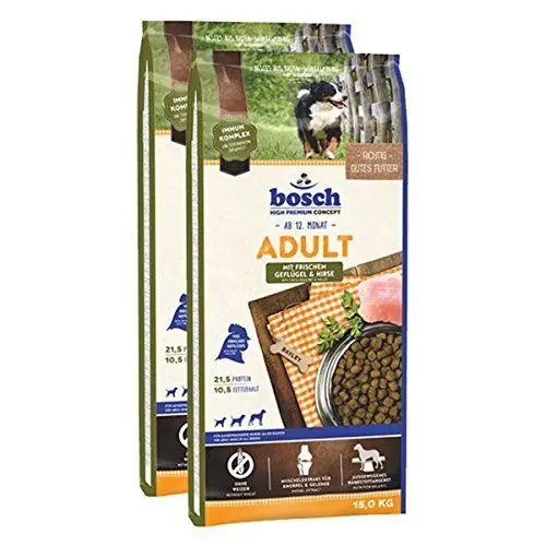 Produktbild: Bosch Hundefutter Verschiedene Sorten 2x15kg Geflügel & Hirse