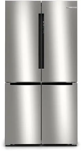 Produktbild: Bosch KFN96VPEA Serie 4 Kühl-Gefrier-Kombination, 183 x 91 cm, 405 L Kühlen & 200 L Gefrieren, VitaFresh längere Frische, NoFrost nie wieder abtauen, LED-Beleuchtung gleichmäßige Ausleuchtung