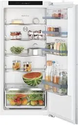 Produktbild: Bosch KIR41VFE0 Serie 4, Einbau-Kühlschrank, 122.5 x 56 cm Nische, 204 L, Flachscharnier, Made in Germany, FreshSense konstante Innentemperatur, Multibox XXL viel Platz für Obst und Gemüse, Weiß
