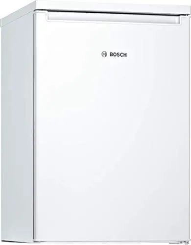 Produktbild: Bosch KTR15NWFA Serie 2 Mini-Kühlschrank, 85 x 56 cm, 135L, LED-Beleuchtung gleichmäßige Ausleuchtung, MultiBox Lagerung von Obst und Gemüse