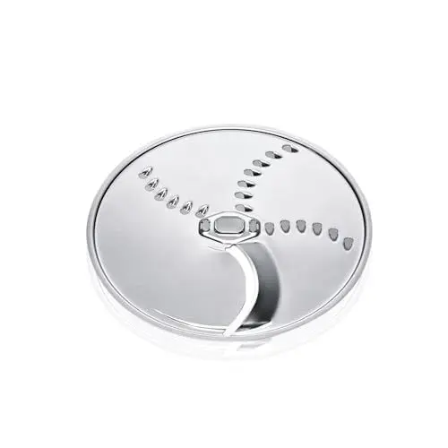 Produktbild: Bosch Kartoffelpuffer-Rösti-Scheibe MUZ45KP1, Wendescheibe, spülmaschinengeeignet, feine Streifen für Kartoffelpuffer/Rösti, robust, Edelstahl, passend für MUM4, Serie 2 und 4