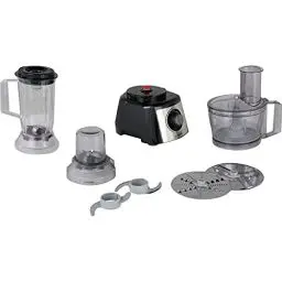 Produktbild: Bosch Kompakt-Küchenmaschine MultiTalent 3 Plus MCM3PM386, 50 Funktionen, Rührschüssel 2,3 L, Mixer 1,0 L, Universalmesser, schneiden und raspeln (fein,grob), Schlagscheibe (Sahne), 900 W, schwarz