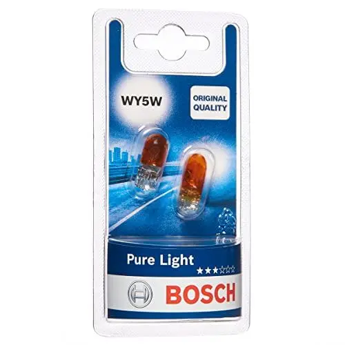 Produktbild: Bosch WY5W Pure Light Fahrzeuglampen - 12 V 5 W W2,1x9,5d - 2 Stücke