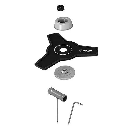 Produktbild: Bosch Messer-Set für Akku-Freischneider (1x Metallmesser·· Schnittkreisdurchmesser: 23 cm·· im Karton)