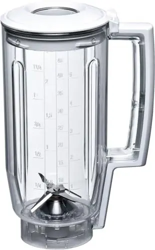 Produktbild: Bosch Mixer-Aufsatz MUZ5MX1, Füllmenge 1,25 Liter, Kunststoff, Mixen von Shakes oder Cocktails, spülmaschinengeeignet, passend für MUM5 und MUM Serie 2 Küchenmaschine