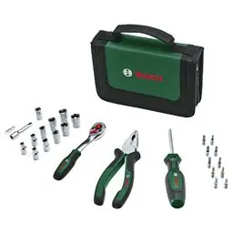Produktbild: Bosch Mobility-Handwerkzeug-Set, 26-teilig (kompaktes und mobiles Werkzeug-Set für Heimwerkerarbeiten und unterwegs·· 1/4