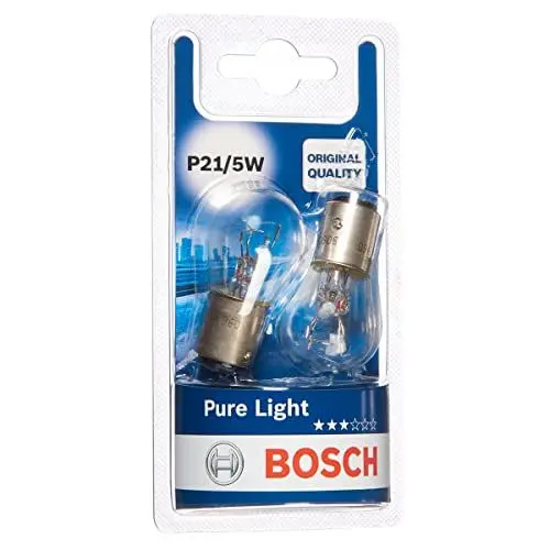 Produktbild: Bosch P21/5W Pure Light Fahrzeuglampen - 12 V 21/5 W BAY15d - 2 Stücke