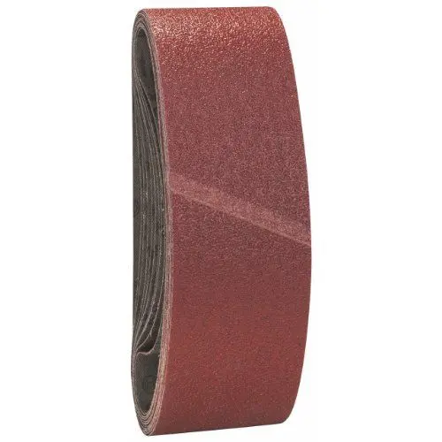 Produktbild: Bosch 10x PRO Paint on Wood and Hardwood X440 Schleifband für Schleifer (für Farbe auf Holz, Hartholz, 75 x 533 mm, Körnung 40, Professional Zubehör Bandschleifer)