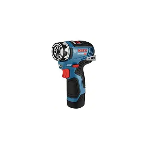 Produktbild: Bosch Professional 12V System Akku Bohrschrauber GSR 12V-35 FC - FlexiClick System (inkl. 2x Akku GBA 3.0Ah, Schnellladegerät GAL 12V-40, Bohrfutteraufsatz GFA 12-B, L-BOXX)