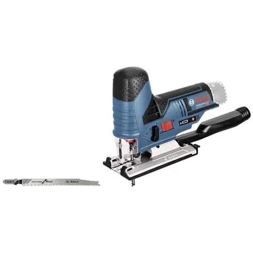 Produktbild: Bosch Professional 12V System Akku Stichsäge GST 12V-70 (Schnitttiefe in Holz: 70mm, inkl. 2x Sägeblatt, Gleitschuh, Spanreißschutz, ohne Akku/ Ladegerät)