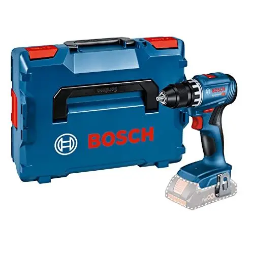 Produktbild: Bosch Professional 18V System Akku Bohrschrauber GSR 18V-45 (Drehzahl 1.900 min⁻¹, inkl. L-BOXX, ohne Akku/ Ladegerät)