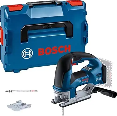 Produktbild: Bosch Professional 18V System Akku Stichsäge GST 18V-155 BC (mit Bügelgriff, bürstenlosem Motor, inkl. in L-BOXX, ohne Akku/ Ladegerät)