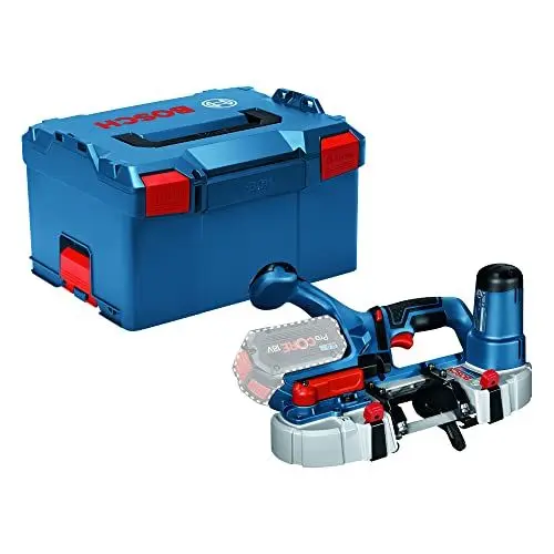 Produktbild: Bosch Professional 18V System Akku Bandsäge GCB 18V-63 (inkl. 1 Bandsägeblätter, ohne Akku/ Ladegerät, L-BOXX)