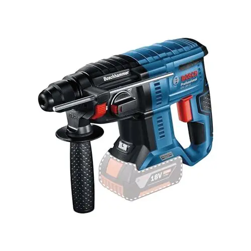 Produktbild: Bosch Professional 18V System Akku Bohrhammer GBH 18V-21 (mit SDS plus, max. Schlagenergie 2 J, Bürstenloser Motor, ohne Akku/ Ladegerät)