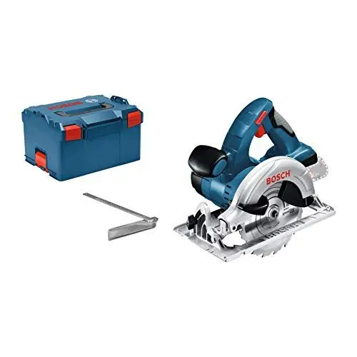 Produktbild: Bosch Professional 18V System Akku Kreissäge GKS 18V-LI (Schnitttiefe 90°/45°: 51mm/40mm, inkl. L-BOXX, ohne Akku/ Ladegerät)