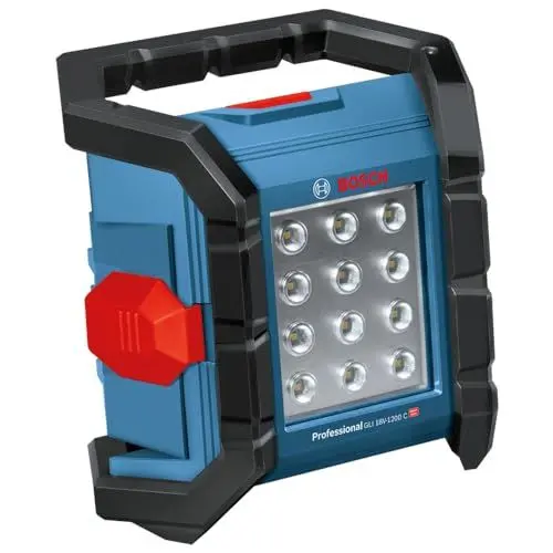 Produktbild: Bosch Professional 18V System Akku LED-Baustellenlampe GLI 18V-1200 C (max. Helligkeit 1.200 Lumen, Connect Ready, ohne Akku/ Ladegerät)