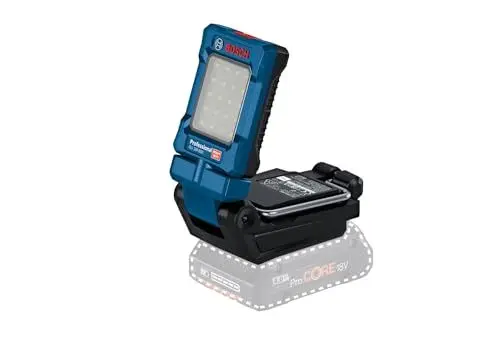 Produktbild: Bosch Professional 18V System Akku Leuchte GLI 18V-800 (mit 800 Lumen, 20 LEDs, Leuchtenkopf um 360° schwenkbar und um 180° neigbar)