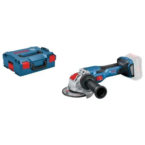 Produktbild: Bosch Professional 18V System BITURBO Akku-Winkelschleifer GWX 18V-15 C mit X-LOCK (Scheiben-Ø: 125mm, inkl. Schutzhaube, Zusatzhandgriff, L-BOXX-Einlage, L-BOXX, ohne Akku/ Ladegerät)