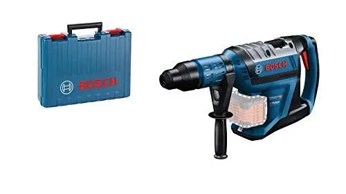 Produktbild: Bosch Professional 18V System BITURBO Akku Bohrhammer GBH 18V-45 C (inkl. Connectivity-Modul, Zusatzhandgriff, Fetttube, Maschinentuch, TransportHandwerkoffer, ohne Akku/ Ladegerät)
