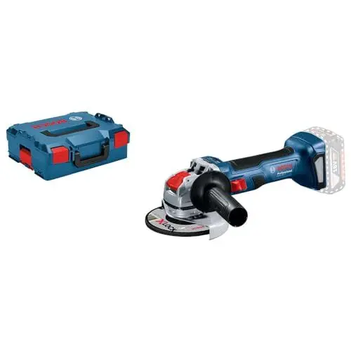 Produktbild: Bosch Professional 18V System BITURBO Winkelschleifer GWX 18V-7 mit X-LOCK (Scheiben-Ø: 125mm, 700 W Leistung, inkl. Schutzhaube, Zusatzhandgriff, L-BOXX-Einlage, L-BOXX, ohne Akku/ Ladegerät)