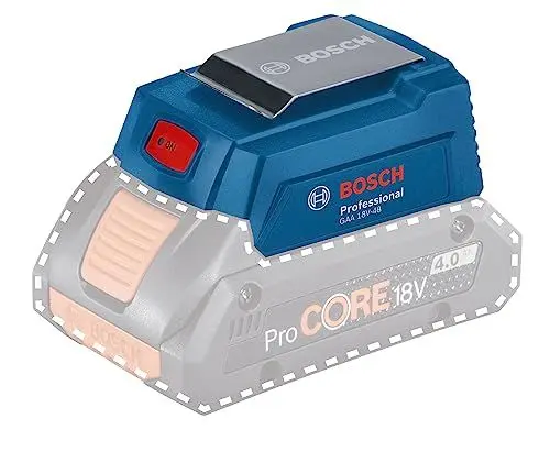 Produktbild: Bosch Professional 18V System Ladegerät GAA 18V-48 (kompakter USB-Ladeadapter, mit 2x 2,4 A Ladestrom)