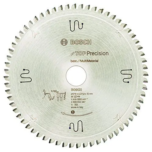 Produktbild: Bosch Accessories Professional 2608642097 Kreissägeblatt Best for Multi 216 x 30 x 2.3 mm Z64TR