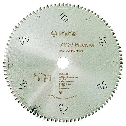 Produktbild: BOSCH Kreissägeblatt Top Precision Best für Multi Material, 305 x 30 x 2,3 mm, 96, 2608642099