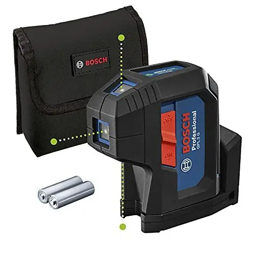 Produktbild: Bosch Professional 3-Punkt-Laser GPL 3 G (grüner Laser, Arbeitsbereich: bis 30 m, Tasche)