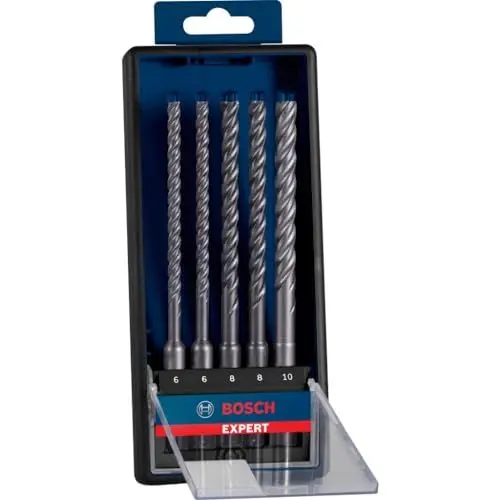 Produktbild: Bosch Professional 3x Expert SDS plus-7X Hammerbohrer Set (für Stahlbeton, Ø 6-10 mm, Zubehör Bohrhammer)