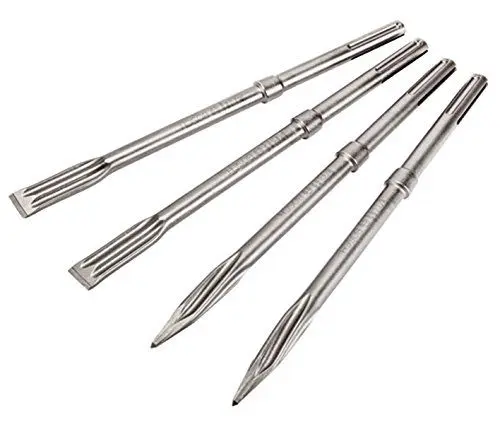 Produktbild: Bosch 4x PRO SDS max-5C Meißel-Set, 4-tlg. (für Beton, Ziegelstein, Ø mm, Professional Zubehör Bohrhammer, Abbruchhammer)
