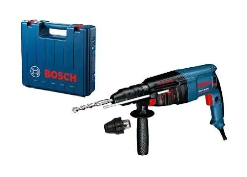 Produktbild: Bosch Professional Bohrhammer GBH 2-26 DFR (inkl. Tiefenanschlag 210 mm, SDS plus Schnellwechselbohrfutter, Zusatzhandgriff, Schnellwechselbohrfutter 13mm, im Koffer)