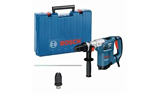 Produktbild: Bosch Professional Bohrhammer GBH 4-32 DFR (inlk. Wechselfutter SDS-plus, Zusatzhandgriff, Schnellspannbohrfutter 13mm, Handwerkoffer)