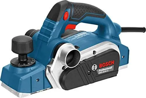 Produktbild: Bosch Professional Hobel GHO 26-82 D (Leistung 710 Watt, inkl. Parallelanschlag, Sechskantstiftschlüssel SW 2,5, Stoffstaubbeutel, Handwerkoffer)