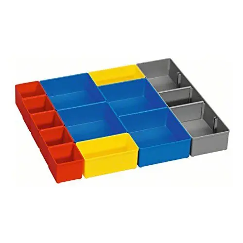 Produktbild: Bosch Professional Handwerkoffersystem Boxen für Kleinteileaufbewahrung, I-BOXX 53 Inset Box Set 12 Stück