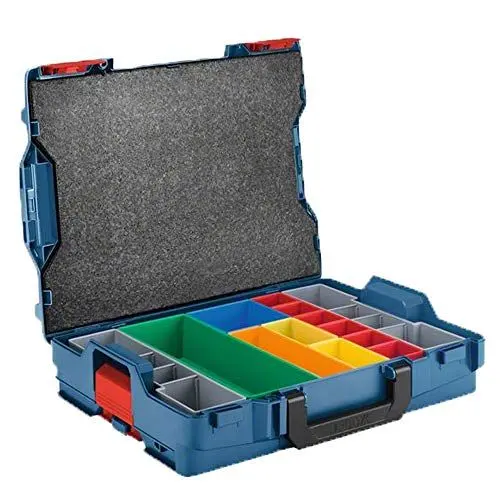Produktbild: Bosch Professional Handwerkoffersystem L-BOXX 102 (Belastbarkeit bis 100 kg) + 13-tlg.-Einsatzbox-Set für L-BOXX