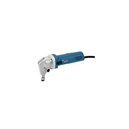 Produktbild: Bosch Professional Knabber GNA 75-16 (750 Watt, inkl. Stempel and Matrize, 5mm Schneidspurbreite, Hervorragende Kurvengängigkeit, Schneidekapazität: Stahl 1.6mm / Alu 2.0mm, Nibbler)