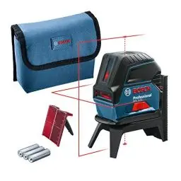 Produktbild: Bosch Professional Kreuzlinienlaser GCL 2-15 mit Halterung, 3x AA Batterien, Zieltafel, Schutztasche, Einlage für L-BOXX, Karton (Arbeitsbereich: 15m)