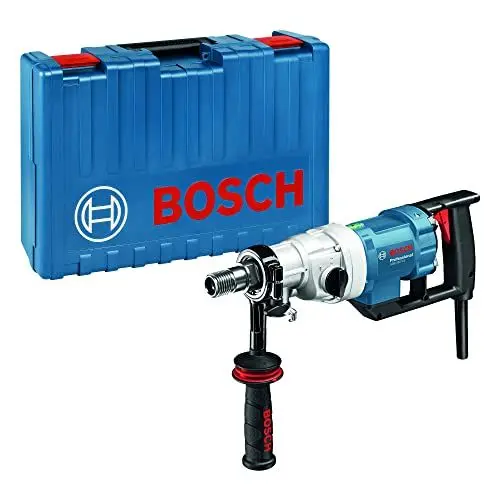 Produktbild: Bosch Professional Nass-Diamantbohrmaschine GDB 180 WE (5,2 kg, Leistung 2.000 Watt, 230 Volt, 180mm Bohrbereich, inkl. Adapter Staubabsaugung, Kugelhahn, Handwerkoffer)