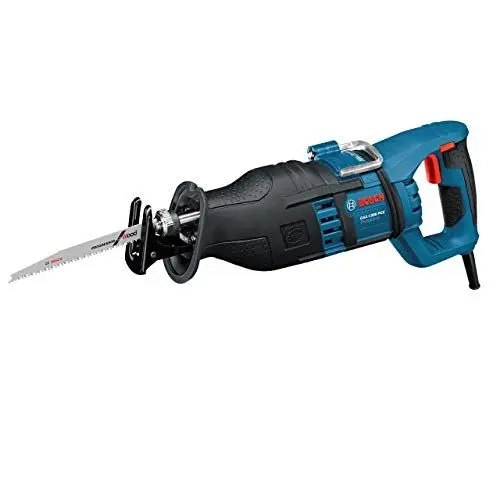 Produktbild: Bosch Professional Säbelsäge GSA 1300 PCE (Leistung 1.300 Watt, max. Schnitttiefe: 230mm, mit SDS und Constant Electronic, inkl. 2 Sägeblätter (Holz/Metall), Handwerkoffer)