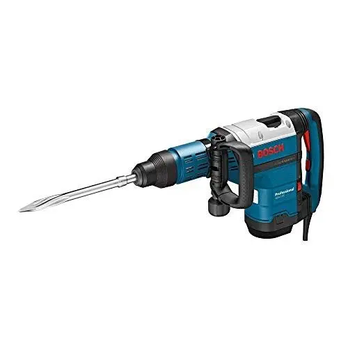 Produktbild: Bosch Professional Schlaghammer GSH 7 VC (inkl. Zusatzhandgriff, Fetttube, Maschinentuch, 1x Spitzmeißel, SDS max, RTec Speed, 400mm, Handwerkoffer)