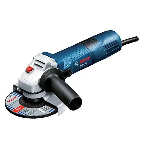 Produktbild: Bosch Professional Winkelschleifer GWS 7-115 (Scheiben-Ø 115mm, Leistung 720 Watt, inkl. Zusatzhandgriff, Aufnahmeflansch, Spannmutter, Schutzhaube, Zweilochschlüssel)