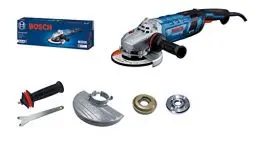 Produktbild: Bosch Professional Winkelschleifer GWS 30-230 B (KickBack Control und Bremse, inkl. GWS 30-230 B, Zweilochschlüssel, Spannmutter, Schnellverstellbare Schutzhaube, Zusatzhandgriff)