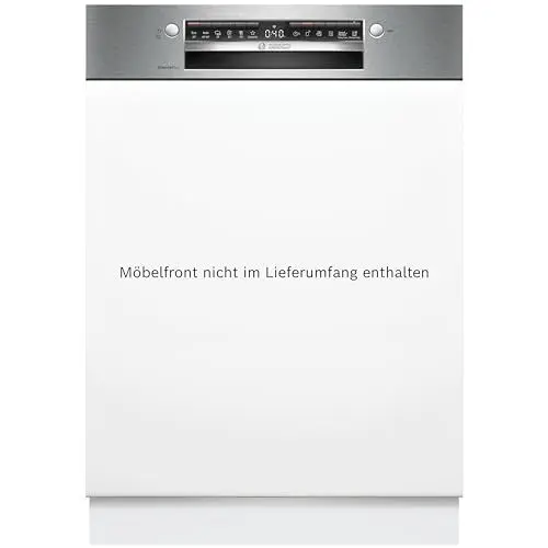 Produktbild: Bosch SMI4ECS24E Serie 4 Geschirrspüler Teilintegriert, 60 cm breit, Bestecksystem, Efficient Dry·· Flex Körbe·· VarioSchublade·· 3-fach Rackmatik·· Silence Plus