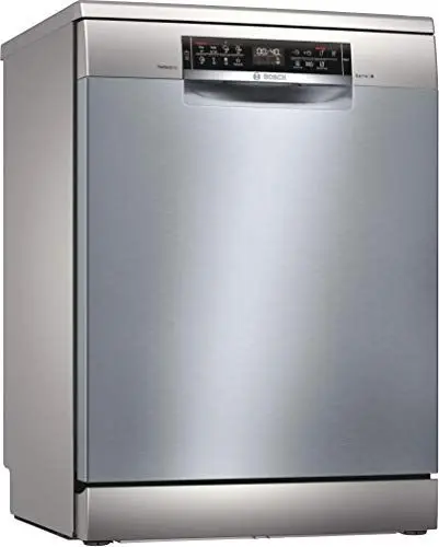 Produktbild: Bosch SMS6ZCI49E Serie 6 Smarter Geschirrspüler freistehend, 60 cm breit, Besteckschublade, Made in Germany, Silence Programm besonders leise, PerfectDry mit Zeolith trocknet sogar Kunststoff